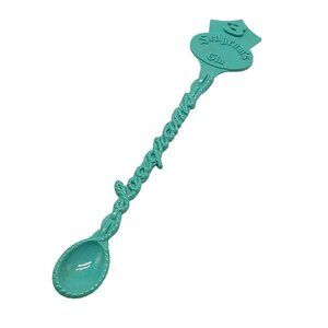 Seagrams Gin Extra Dry Vintage Aqua Bar Spoon Mixer Swizzle Stick